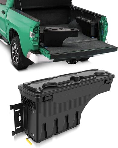 مربع أداة Scitoo | يناسب ل Dodge RAM 1500 2500 3500 2002-2010 ، لـ RAM 1500 2500 3500 2011-2018 | صندوق تخزين سرير الشاحنة ، جانب السائق in Kuwait