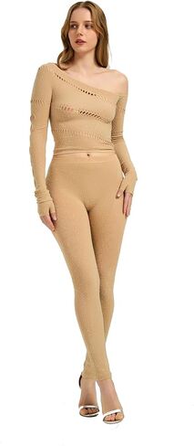 Women sexy mesh rhinestone jumpsuit long sleeve see-through high stretch bodysuit bodystockings club outfit in Saudi Arabia