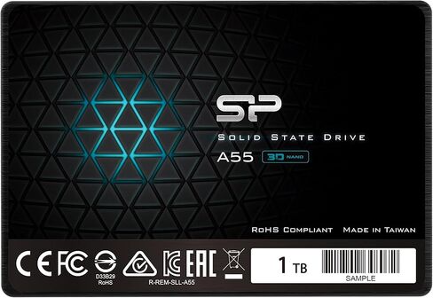 Silicon Power 2TB SSD 3D NAND A55 SLC Cache Performance Boost SATA III 2.5" 7mm (0.28") SSD Internal Solid State Drive in Saudi Arabia