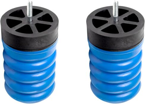 SuperSprings SSR-217-47 Left and Right Rear Black SumoSprings fits 2019 2023 Silverado Sierra 1500 4x2 4x4 | Reduces Rear End Sag, Decreases Vibration & Stabilizes Sway in Saudi Arabia