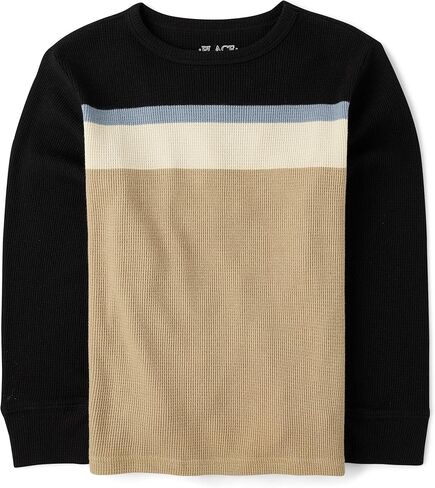 The Children's Place boys Long Sleeve Everyday Casual Knit Shirt in Saudi Arabia
