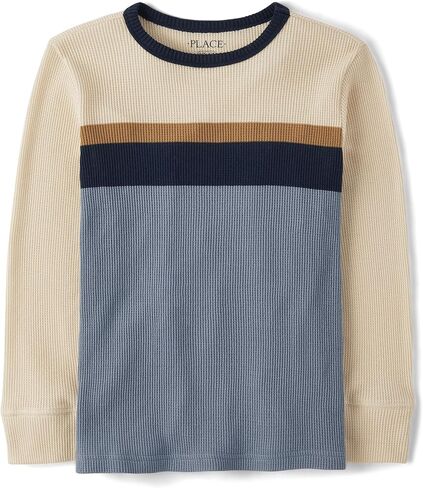 The Children's Place boys Long Sleeve Everyday Casual Knit Shirt in Saudi Arabia