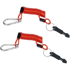 2pcs Trailer Breakaway Cable, 6FT High Rebound Spring Trailer Emergency Brake Cable with Trailer Breakaway Pin for RV in Kuwait