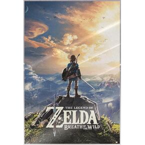 The Legend of Zelda: Breath of the Wild - Gaming Poster (Link/Sunset) (الحجم: 24 "× 36") in Kuwait