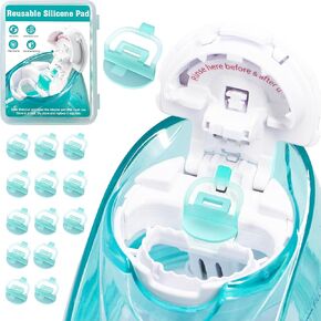 10 مساءً منصات السيليكون القابلة لإعادة الاستخدام تعبئة ملحقات لقرون الملح الملحي البديلة المتوافقة مع نظام الري الأنفي لرعاية الأنف لسهولة التشغيل in Kuwait