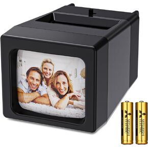 عارض الشرائح مقاس 35 مم، تكبير 3X، تشغيل USB/البطارية - لشرائح مقاس 35 مم والأفلام السلبية الإيجابية (تتضمن بطاريات 4AA) in Kuwait