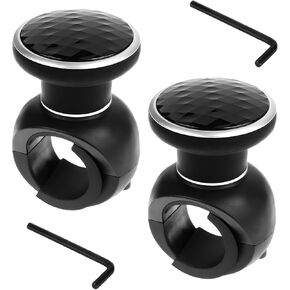 Steering Wheel Knob Spinner, Driving Turning Assist Steering Wheel Knob with Metal Bearing, 360 Degree Rotation Steering Wheel Power Handle for Car Truck Boat, Car Accessories in Kuwait