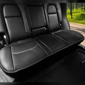 غطاء مقعد السيارة 3pcs أغطية المقعد الأمامي والخلفي لنموذج Tesla Model Y 2020-2024 قاع المقعد ، واقي وسادة المقعد الأبيض الأصلي للألوان البيضاء بدون مسند الظهر (نموذج ذ أبيض) in Kuwait