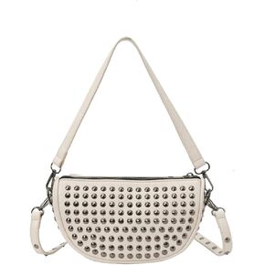 IAMUHI Womens Tassel Fanny Pack Vegan Leather Cross Chest Bag Retro Fringed Shoulder Handbag Purse Guitar Strap Waist Bag,Brown in Kuwait