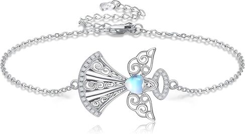 YAFEINI St Benedict Bracelet 925 Sterling Silver Saint Benedict Catholic Mother's Day Jewelry for Women Mom Men in Saudi Arabia