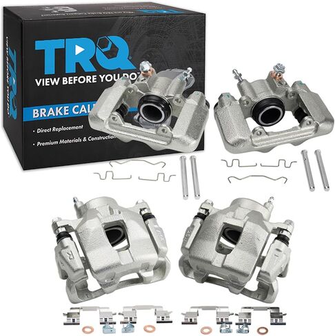 TRQ Brake Caliper Set Compatible with 2000-2005 Toyota Celica in Saudi Arabia