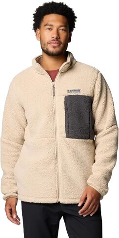 Columbia Men's Mountainside Heavyweight Fleece, Night Wave/Metal, 4X Big in Kuwait