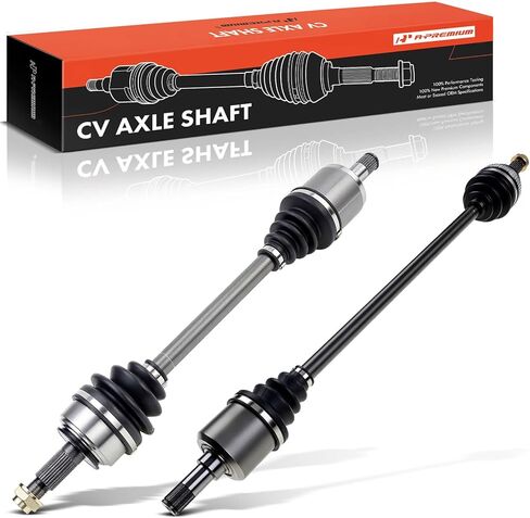 A-Premium Pair (2) Front CV Axle Shaft Assembly Compatible with Honda Civic 1992-2000, Civic del Sol 1993-1997 & Acura EL 1997-2000, Driver and Passenger Side in Saudi Arabia