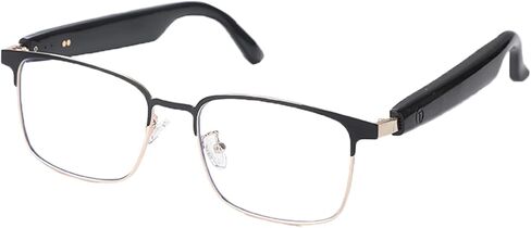 النظارات الذكية Bluetooth Audio Sunglasses للرجال نساء مع مكبرات صوت استريو مزدوجة ، وموسيقى الأذن المفتوحة ومكالمات HD ، ومساعد اللمس والصوت ، وحماية الأشعة فوق البنفسجية - سيلفر in Kuwait