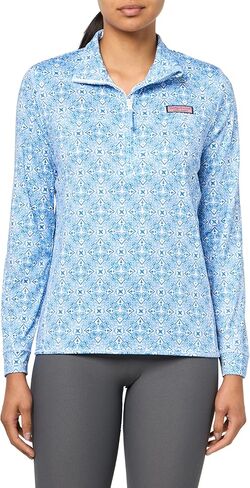 Vineyard Vines Women's Printed Sankaty Shep Shirt ، كورا كلوفر in Kuwait