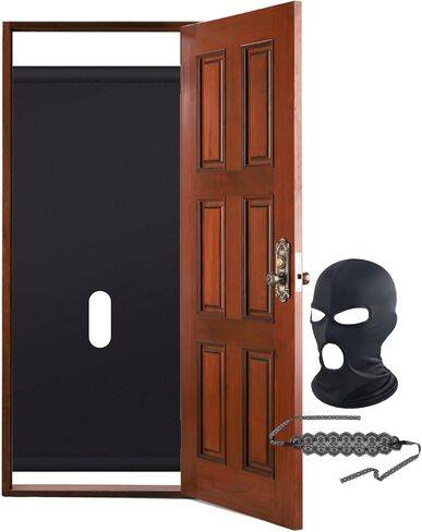 طقم المدخل الجدران من Glory Hole ، ستارة باب الراحة القابلة للتعديل ، قسم الحائط المؤقت المحمول يناسب معظم أحجام الأبواب القياسية ، مجموعة ستارة الباب المتينة. in Kuwait