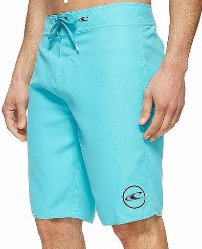 Poardshorts الصلبة للرجال البالغة 21 بوصة - جذوع السباحة المقاومة للماء للرجال ذوي النسيج الجاف الجاف والجيوب ، الأحمر 1-34 in Kuwait