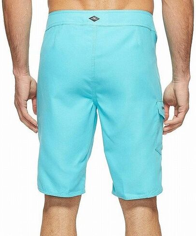 Poardshorts الصلبة للرجال البالغة 21 بوصة - جذوع السباحة المقاومة للماء للرجال ذوي النسيج الجاف الجاف والجيوب ، الأحمر 1-34 in Kuwait
