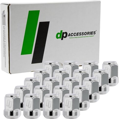 DPAccessories Lug Nuts Compatible with 2016-2022 Honda Pilot | Black Spline Style | Aftermarket Aluminum Wheels Only | Set of 20 Wheel Nuts & 1 Tool | DHOPIL03A-BK/1 in Saudi Arabia