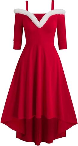 Adult Christmas Red Women's Dress in Saudi Arabia