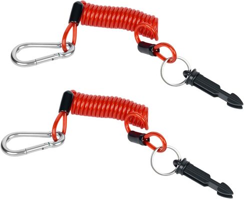2pcs الكابل الانفصالي للمقطورة ، 6 أقدام انتعاش ارتفاع ربيع مقطورة الكابل الفرامل الطوارئ مع دبوس انفصال مقطورة ل RV in Kuwait