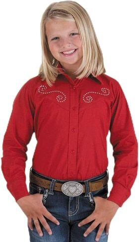 Rod's Exclusive Sparkle Blouse for Girls, Grape, Medium in Saudi Arabia