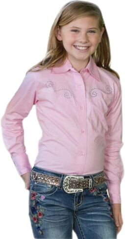 Rod's Exclusive Sparkle Blouse for Girls, Grape, Medium in Saudi Arabia
