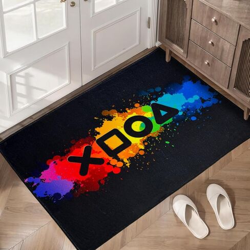 Soft Gamer Rug 5x7 Washable Gaming Carpet for Boys and Teens, Cool Bedroom and Game Room Decor, Low Pile Rug for Man Cave and Living Room in Saudi Arabia