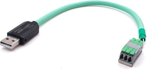 محول المحول التسلسلي العالمي لـ USB إلى RS232 ، الصف الصناعي 3000V معزولة بالكامل ، شرائح Silicon CP2102N ، الإسكان المعدني الوعرة ، كابل مرنة للغاية (UIC321H) in Kuwait