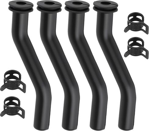 4pcs 596163 خرطوم مضخة الوقود 593998 797408 مع المشابك ، متوافقة مع محركات Briggs & Stratton 401577 ، 4055777 ، 406777 ، تناسب John Deere D125 D140 D160 D170 MOWERS والمزيد in Kuwait