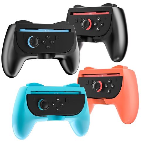 FUNDIARY Steering Wheels Compatible with Switch 2 Joycon, Comfortable Switch 2 Handle Grip Accessories with [Quick-Release]Racing Wheel Controller Fit for NS2 Mario Kart 8 Deluxe Games - Black(2 Pack) in Saudi Arabia