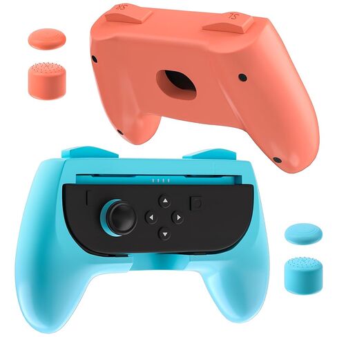 عجلات التوجيه التوجيهية المتوافقة مع Switch 2 Joycon ، تبديل مريح 2 ملحقات قبضة المقبض مع [Quick -Release] وحدة تحكم عجلة السباق من أجل NS2 Mario Kart 8 Deluxe Games - Black (2 Pack) in Kuwait