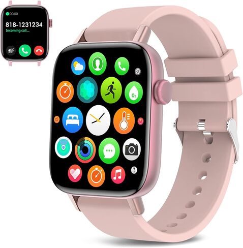 Smart Watch, 1.90" Smartwatch for Men Women (Answer/Make Calls), Fitness Tracker with 120+ Sport Modes, Heart Rate/Sleep Monitor, IP68 Waterproof Smart Watch for Android/iOS Phones in Kuwait
