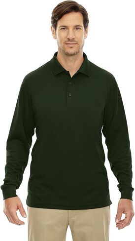 Ash City Core 365 Mens Pinnacle Performance Long Sleeve Pique Polos (88192) in Kuwait