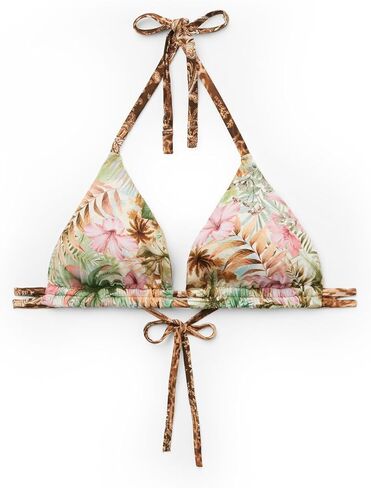 Woman's Triangle Swimsuit Top Wild Tropics in Kuwait