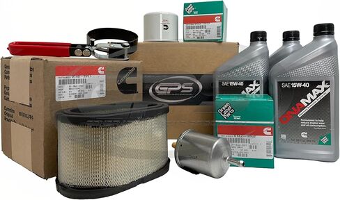 GENERATOR PARTS SPECIALIST Tune up Kit Cummins Onan HDKAJ HDKAK HDKAT with Onamax Oil (HDKAJ Spec A_K w/oil) in Kuwait