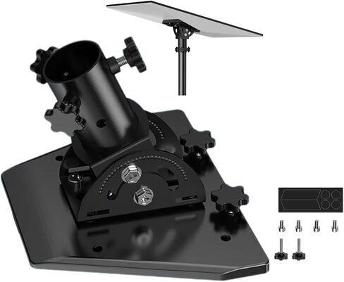 Starlink Pole Mount Adapter for Gen 3, 160° Tilt Adjustable Starlink Pipe Adapter for V3 (Gen 3) Standard Kit, Star-Link Mount Accessory White (Fits Max 1.38" Poles) in Saudi Arabia