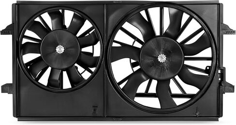 AUTOSAVER88 Engine Radiator Cooling Fan Assembly Compatible with 2009-2017 Chevrolet Traverse 2007-2017 GMC Acadia 2008-2017 Buick Enclave 2007-2010 Saturn Outlook 2.5L 3.6L L4 V6 in Saudi Arabia