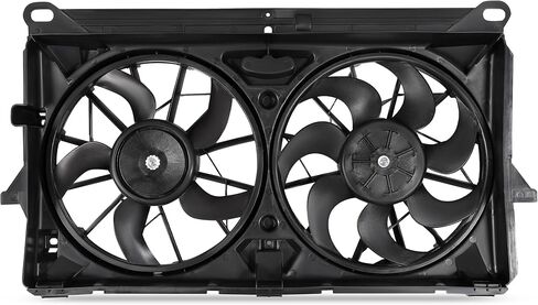 AUTOSAVER88 Engine Radiator Cooling Fan Assembly Compatible with 2009-2017 Chevrolet Traverse 2007-2017 GMC Acadia 2008-2017 Buick Enclave 2007-2010 Saturn Outlook 2.5L 3.6L L4 V6 in Saudi Arabia