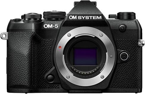OM System OM-5 Mark II Mirrorless Camera ، Black with M.Zuiko Digital ED 12-45mm F/4 Pro Lens in Kuwait