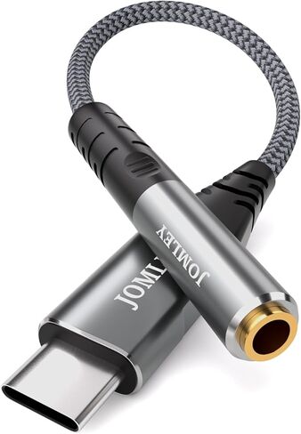 USB C to 3.5mm Headphone Jack Adapter 20cm, USB Type C to 3.5mm AUX Female Audio Dongle Cable Cord Compatible with iPhone 16/15 Pro Max, Samsung S24/S23/S22, iPad Pro, Pixel, MacBook in Saudi Arabia