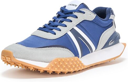 Lacoste Mens L-Spin Deluxe Sneaker, NVY/DK Gry, 9.5 in Saudi Arabia