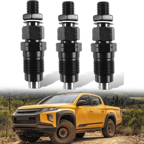 3pcs حاقن الوقود استبدال MM435-94101 OE 0935003840 متوافق مع Mitsubishi L2E L3E S3L S4L S3L2 S4L2 S4S محرك ديزل ، S3L حاقن ، وقود الحقن من أجل S3L2 in Kuwait