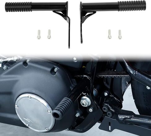 TCT-MOTORPARTS Front Black Crash Bar Protector for Harley Dyna W/Mid Control 2006-2017 Fat Bob/Low Rider FXDL/Wide Glide/Street Bob/Switchback/Wide Glide in Saudi Arabia