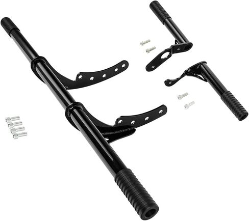 TCT-MOTORPARTS Front Black Crash Bar Protector for Harley Dyna W/Mid Control 2006-2017 Fat Bob/Low Rider FXDL/Wide Glide/Street Bob/Switchback/Wide Glide in Saudi Arabia