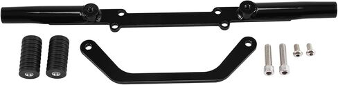 TCT-MOTORPARTS Front Black Crash Bar Protector for Harley Dyna W/Mid Control 2006-2017 Fat Bob/Low Rider FXDL/Wide Glide/Street Bob/Switchback/Wide Glide in Saudi Arabia