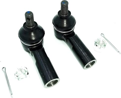 Front Outer Tie rod 2 Pcs Left & Right｜Replacement For 2007-2012 Hyundai Elantra 2010-2013 Kia Forte｜Replace OE#: ES800229 ES800230 Black in Kuwait