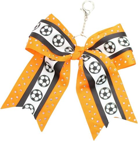 Bowknot Cheer Keychain Gamiting Game Day Keyring Keychain Cheerleader Accessory Cheer Mom Jewelry in Kuwait