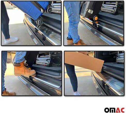 OMAC الخلفي الخلفي واقي الغلاف العتبة لفولفو XC60 2010-2017 الفولاذ المقاوم للصدأ 1pc in Saudi Arabia