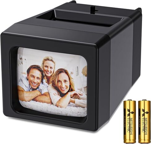 عارض الشرائح مقاس 35 مم، تكبير 3X، تشغيل USB/البطارية - لشرائح مقاس 35 مم والأفلام السلبية الإيجابية (تتضمن بطاريات 4AA) in Saudi Arabia